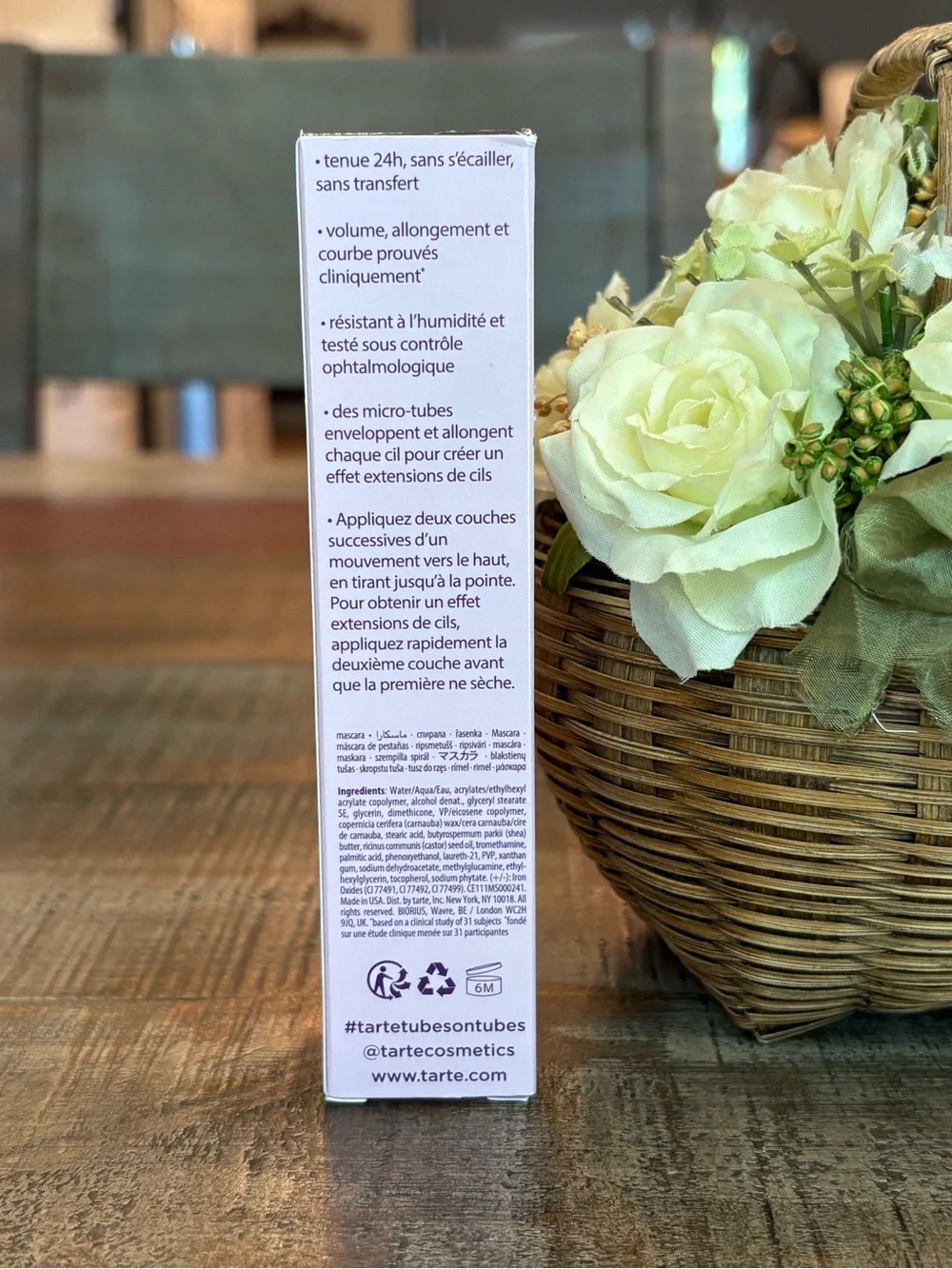 New TARTE Tartelette TUBING MASCARA in BROWN Full Size!